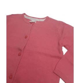 Sweterek różowy rozpinany dziewczęcy HM