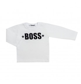 Bluzka koszulka BOSS z długim rękawem